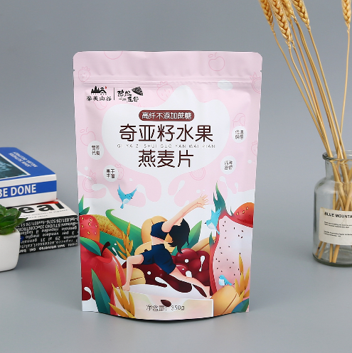 奇亚籽水果烘焙燕麦片食品包装袋酸奶块